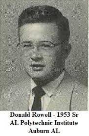 Donald Eugene Rowell (1931-1972)