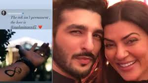 But clearly, the vast age difference doesn't seem to matter. Sushmita Sen S Boyfriend Rohman Shawl Tattoos Her Name On His Arm Says The Ink Isn T Permanent Love Is Bollywood News Movie Reviews Celebrity Photos Updates