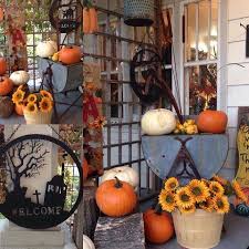 Halloween Outdoor Decoration Idea With Pumpkin Fall Falldecor Falloutdoordecor Outdoor Pumpkin Decorations Pumpkin Halloween Decorations Pumpkin Decorating