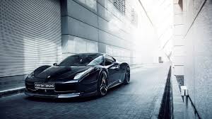 Images Ferrari 458 Italia Vorsteiner Black Auto 1366x768