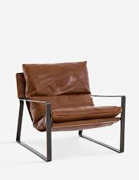 Marlyne Leather Accent Chair Leather Accent Chair Chair Accent Chairs