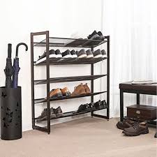 With five tiers of shelving, you can conveniently store up to 30 pairs of shoes. 5 Tiers Shoe Rack Shoe Rack Songmics
