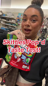 Have you tried these? #skittles #candy #skittlespopd #newcandy #tastetest  #freezedriedcandy #freezedried #sweets #newatthegrocerystore  #grocerystorefinds #target #targetfinds