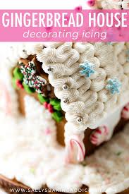 How To Make A Beautiful And Simple Homemade Gingerbread House With Royal Icing And But Gingerbread House Recipe Gingerbread House Gingerbread House Decorations
