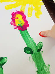 Flower Finger Painting For Toddlers Keep Calm And Mommy On Finger Painting For Toddlers Finger Painting Toddler Art Projects