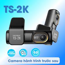 Camera hành trình trước sau Vietmap TS-2K ghi hình Super HD 2K, phát wifi  truyền