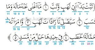 Learn quran for kids 2.058.888 views1 year ago. Hukum Tajwid Surat Al Lahab Ayat 1 5 Lengkap Beserta Penjelasannya