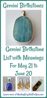 Gemini Birthstone List Of Birthstones Meanings 21st May To 20th June Gemini Birthstone Birthstone List Birthstones