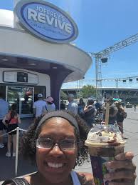 Cafe Latte from Joffrey's Coffee & Tea at the Contemporary Resort WDW Why  aren't all lattes at every Disney resort served like this?! Great start to  the day.