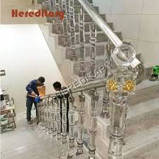 Find more ways to say banister, along with related words, antonyms and example phrases at thesaurus.com, the world's most trusted free thesaurus. China Hot Sale Clear Crystal Acrylic Railing For Curved Staircase Balustrade Pillar China Stair Railing Post High Quality