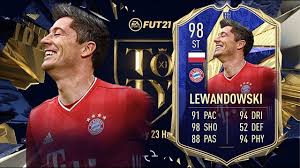 Will you be picking up this base lewandowski card? Fifa 21 Robert Lewandowski 98 Toty Player Review I Fifa 21 Ultimate Team Youtube