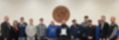 Board of supervisors recognizes undefeated Orland High School football team