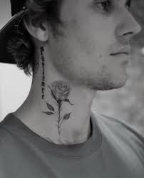 New Photo Of Justin Bieber S New Tattoo Justin Bieber Neck Tattoo Justin Bieber Tattoos Justin Bieber New Tattoo