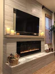 Pin By Nicoleta Erascu On Fireplaces Fireplace Design Living Room With Fireplace Linear Fireplace