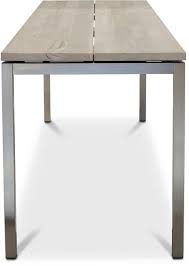 Tingo Living Timber Gartentisch Schmal 220x65 77 Cm Teak Vintage Grau Hochwertig Exklusiv In 2020 Gartentisch Teak Tisch