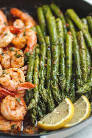 Garlic Butter Shrimp Recipe With Asparagus Best Shrimp Recipe Shrimp And Asparagus Asparagus Recipe Shrimp Dinner