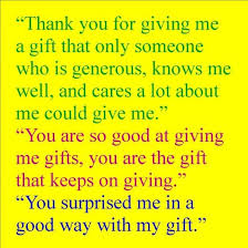 Thank You Message For Birthday Gift From Girlfriend Example Thank You Card Messages For Someone Who Gave You A Gift Thank You Messages Inspirational Words Messages