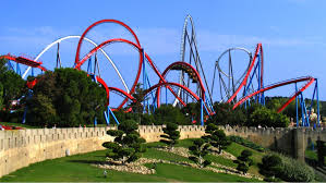 Dragon Khan Espagne Parc D Attraction Barcelone