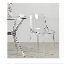 Lrzs Furniture Nordic Transparent Chair Acrylic Plastic Backrest Leisure Chair Simple Modern Dining Chair Cr Transparent Chair Ghost Chair Modern Dining Chairs