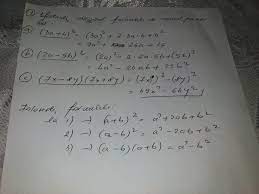 Definiția clasică a puterii se bazează pe puterea mecanică. Efectuati Utilizand Formule De Calcul Prescurtat A 3a 4 La Puterea 2 B 2a 5b La Put 2 C Brainly Ro