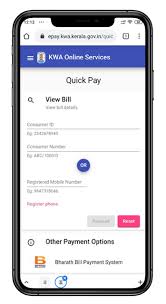 Digital payment system will remain closed daily from 2315 hrs to 0015 hrs. Kwa Kerala Water Authority