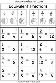 Equivalent Fractions Math Fractions Worksheets Math Fractions Fractions Worksheets