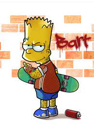 Você pode imprimir o desenho em preto e branco de bart convidamos você a experimentar e depois. Bart The Simpsons Papel De Parede Supreme Papel De Parede Hippie Papeis De Parede Pc