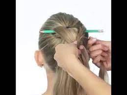 How To Create An Amazing Hairstyle With A Pencil 5 Minute Crafts Youtube Coiffure Coiffure Ete Coiffe