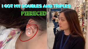 Getting My Ears Pierced Doubles And Triples W Out Parent Consent Under 18 Brooke Esther Youtube