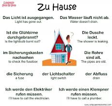 Zu Haus Fremdsprachenlernen In 2020 German Language Learning German Language Learn German