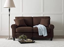 Serta Rta Copenhagen Collection 61 Loveseat In Rye Brown Couch Loveseat Sectional Sofa With Recliner Living Room Sofa