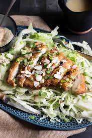Preparations, to marinate the chicken, in a mixing bowl add the chicken pieces, red chili powder, turmeric powder, ginger garlic paste and required salt, mix well altogether and marinate for an hour. Chinese Almond Chicken Recipe Wicked Spatula