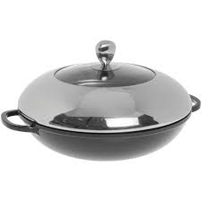Check spelling or type a new query. Tablecraft Professional Bakeware 3 Qt Die Cast Black Aluminum Wok Pan 15 3 5 L X 13 W X 7 1 2 H