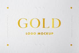 Gold Foil Logo Mockup Graphics762 Youworkforthem In 2020 Logo Mockup Gold Foil Logo Stationery Mockup