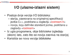 The c++ standard library provides several generic containers, functions to use and manipulate these containers. Programiranje 2 C I O Sistemi Ppt Download