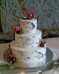 Birch Tree Wedding Cake Tree Cake Love The Engraving But Darker Bark Birch Wedding Cakes Wedding Cake Tree Round Wedding Cakes
