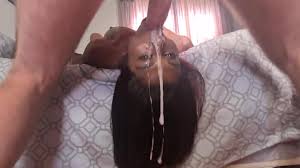 Indian girl gets Full Mouth of Cum after Roughest Face-Fuck with BWC