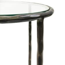 The table looks exactly like the photo. Patterdale Hand Forged Side Table Dark Bronze Libra