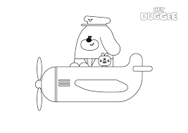 Cbeebies coloring book for kids, children, toddlers, preschoolers to learn. Hey Duggee On Twitter Isn T It Time For Colouring Download And Print This Duggee Plane Colouring Sheet For Your Little Squirrels Https T Co Jtitfun8eg Duggeetransportmonth Https T Co Uou9w0cth7