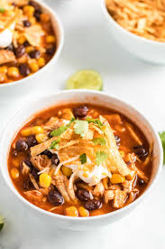 Looking for an easy slow cooker soup recipe? Slow Cooker Chicken Enchilada Soup Recipe Instant Pot Stove Top