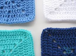You will need to know how to chain, make a double crochet, and single. Ocean Themed Granny Square Afghan Series Crochet Pattern Maria S Blue Crayon