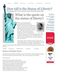Authors can write stories without people assuming that they are autobiographies, but songwriters and poets are often considered to be the characters in their works. What Is The Quote On The Statue Of Liberty