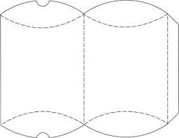 Free Printable Gift Box Templates Pillow Box And Others Free Download Pillow Bag Template The Large Template Will Make A Box That Is Approximately 6 X 4 I In