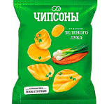 Чипсы Чипсоны со вкусом зелёного лука 40 гр