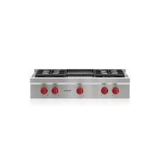 Bluestar® rnb rangetops can also be customized to suit your personal design and style. 36 Sealed Burner Rangetop 4 Burners And Infrared Charbroiler Srt364c Modlar Com
