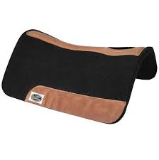 3/4 texas poppy tooled black pozzi pro saddle. Cactus Perfect Fit Foam Saddle Pads 1