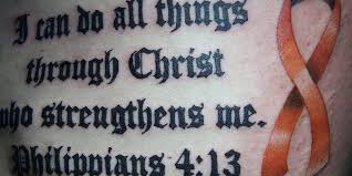 Philippians 4 13 in roman numerals. Philippians 4 13 Tattoo Fonts