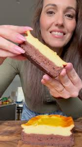 Healthier Brownie Bottom Cheesecake🍰🍫  https://hungryhappens.net/healthier-brownie-bottom-cheesecake-gluten-free/ 