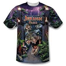 Jurassic Park Welcome Sublimated Fb T Shirt Jurassic Park T Shirt New Jurassic Park Jurassic Park Movie