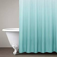 Sea glass stack shower curtain hooks, aqua blue turquoise green white beach glass, coastal island tropical nautical, set of 12 offthepedestal 5 out of 5 stars (1,269) $ 27.00. Amazon Com Lazzzy Ombre Shower Curtain Teal For Bathroom Waterproof Gradual Color Design Fabric Shower Cu Shower Curtain Hooks Curtains Fabric Shower Curtains
